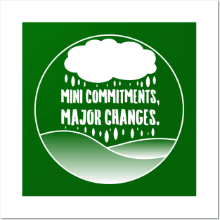 Mini Commitments, Major Changes. | Life | Quotes | Green Posters and Art